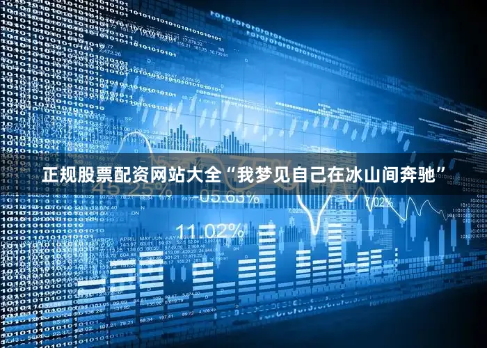 正规股票配资网站大全“我梦见自己在冰山间奔驰”